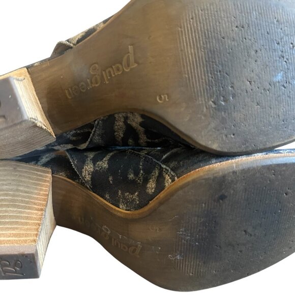 Paul Green Cayanne Peep Toe Sandals Ankle Booties w/ Heels Size Size 7.5 Women's - Picture 11 of 12